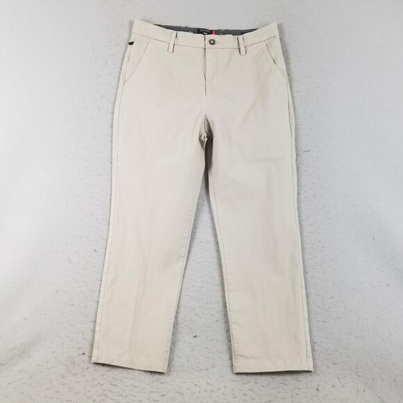 Dockers Chino Pants Mens 33x28 Khaki Straight Fit Smart 360 Flex Stretch Casual - Picture 1 of 16